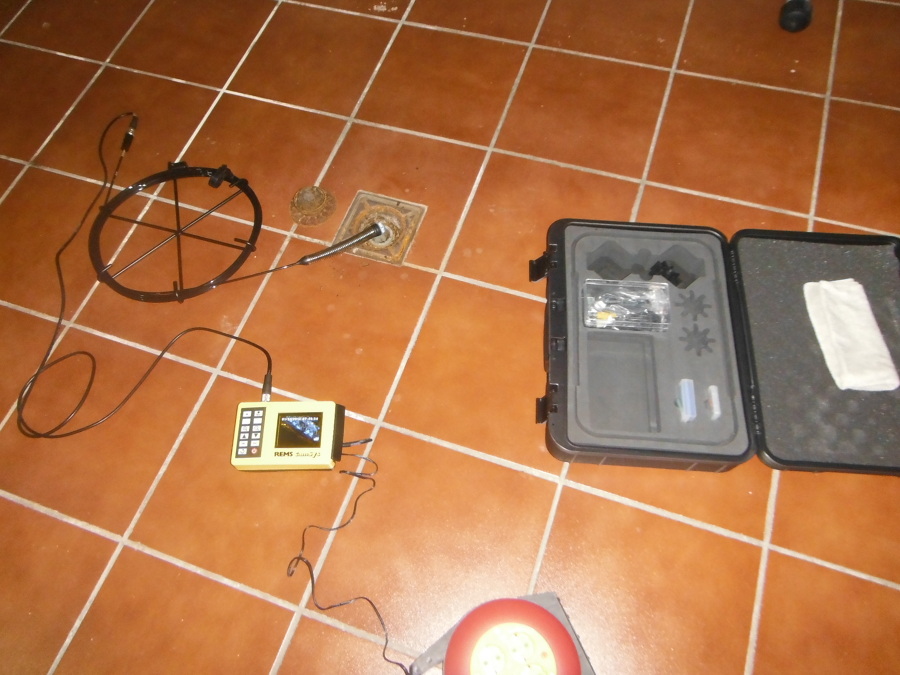 Cámara de inspección de tubos.