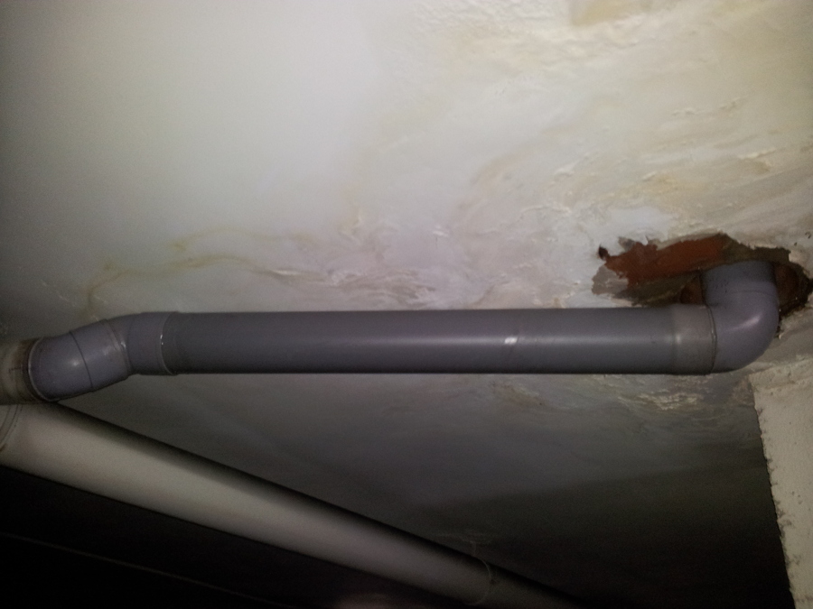 Cambiar codo de la bajante