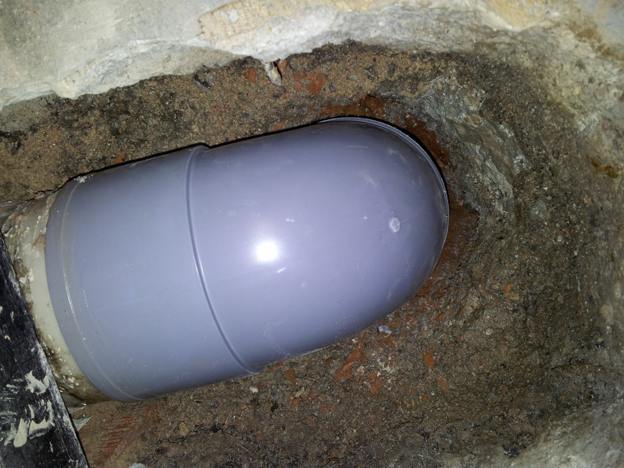 Cambiar codo de la bajante