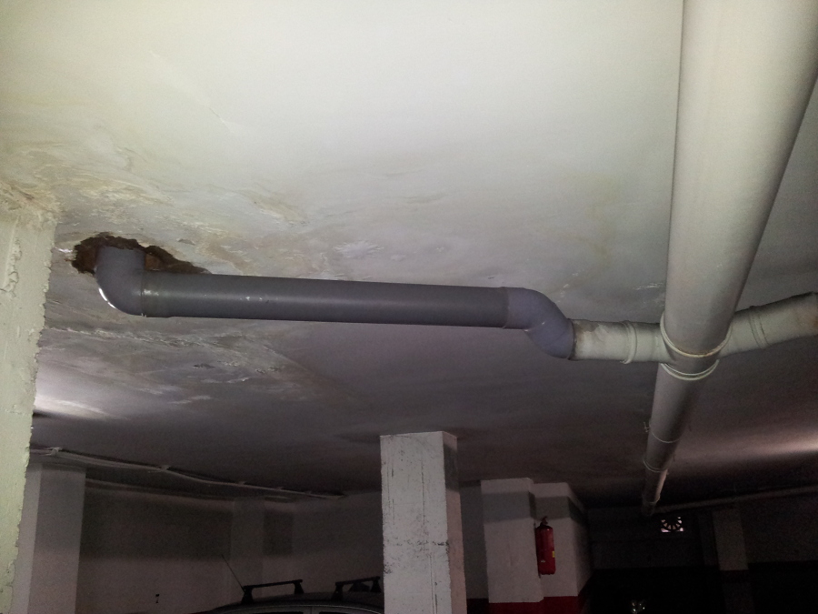 Cambiar codo de la bajante