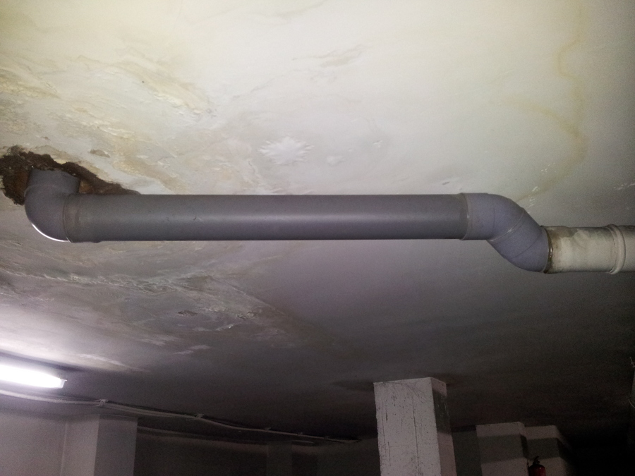 Cambiar codo de la bajante