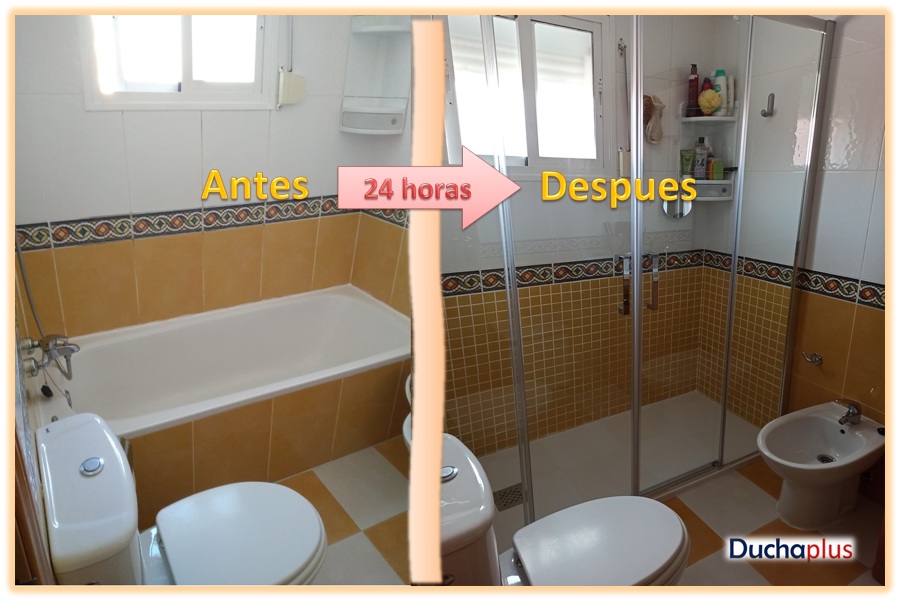 Cambio de bañera por plato de ducha