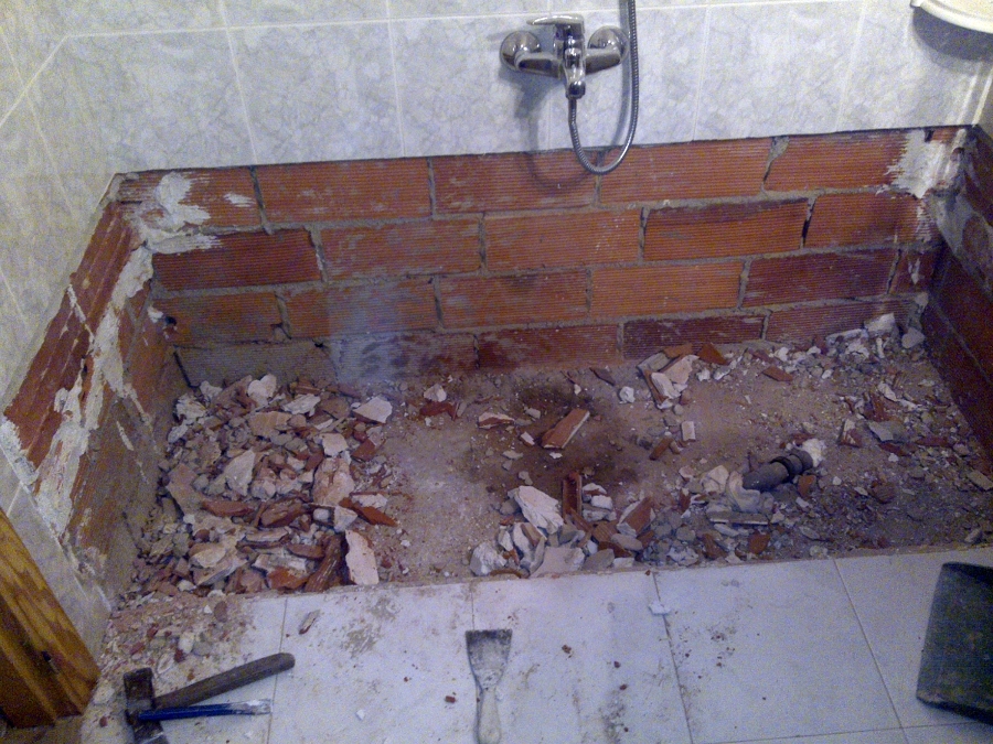 Cambio bañera plato ducha