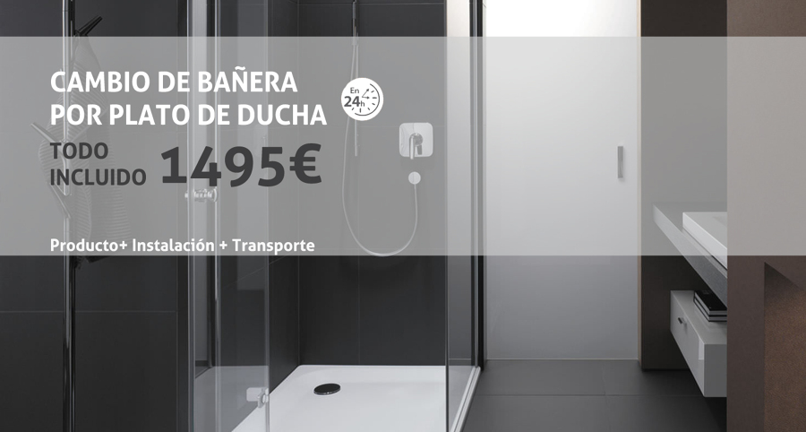Cambio bañera por plato de ducha en valladolid