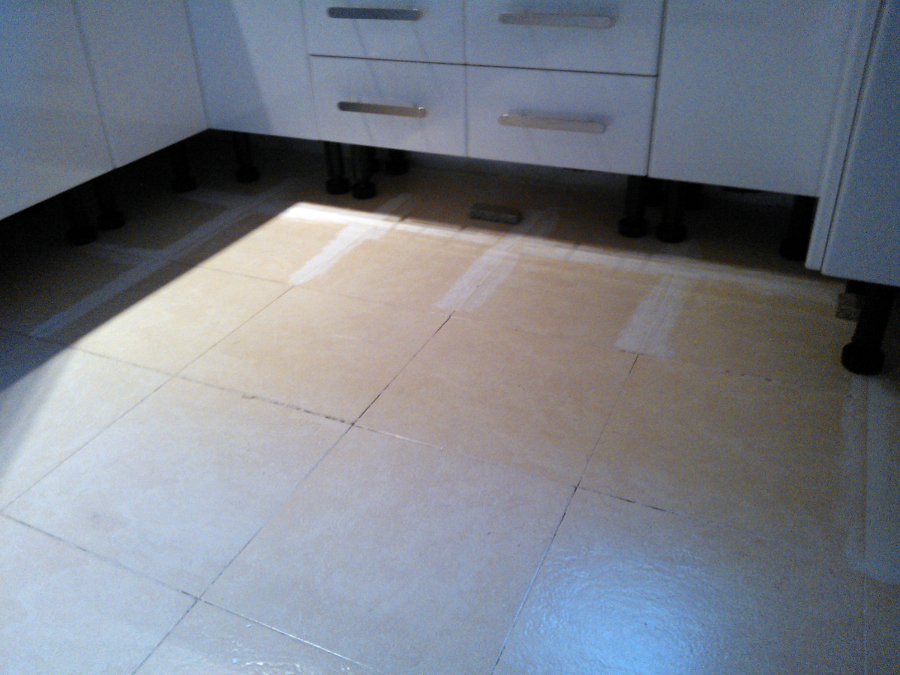 Cambio suelo de cocina sin obras.