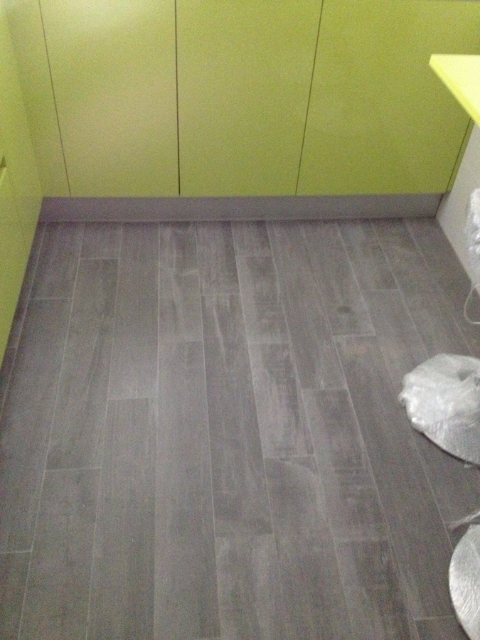 imitación madera en cocina