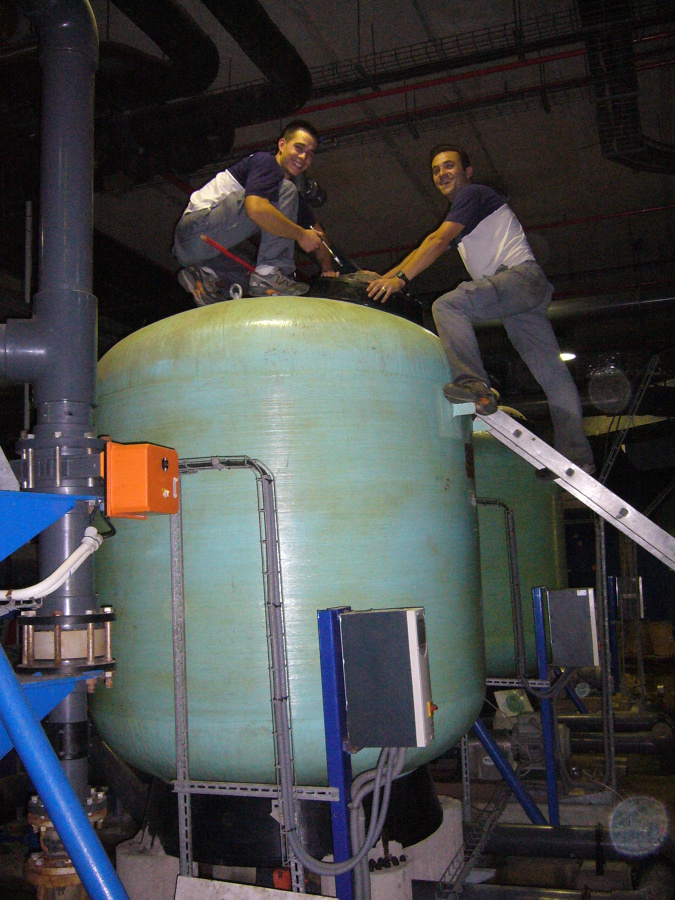 Cambios de Arenas, Sílices o Cristal Ecofiltrante.