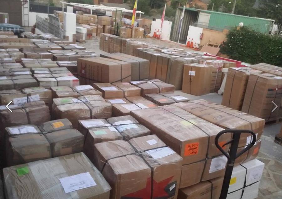 DETALLE DE  CAJAS CON MUDANZA