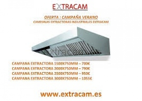 Campanas industriales,campanas extractoras industriales.