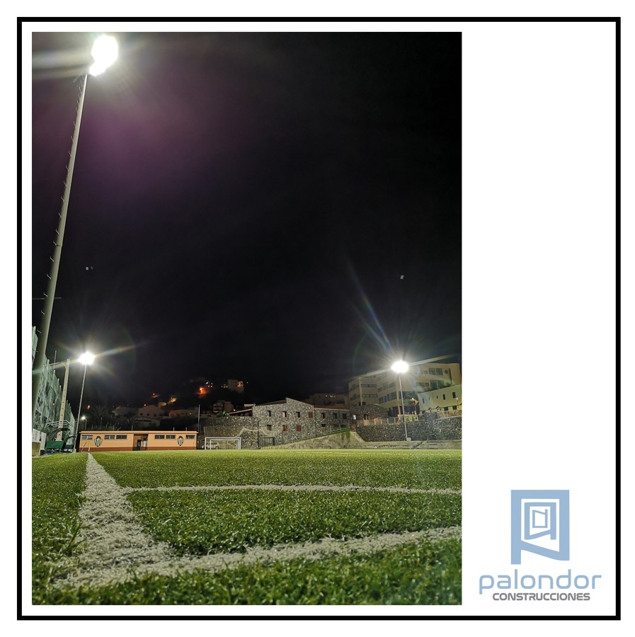 Iluminación Campo de Fútbol de Vallehermoso