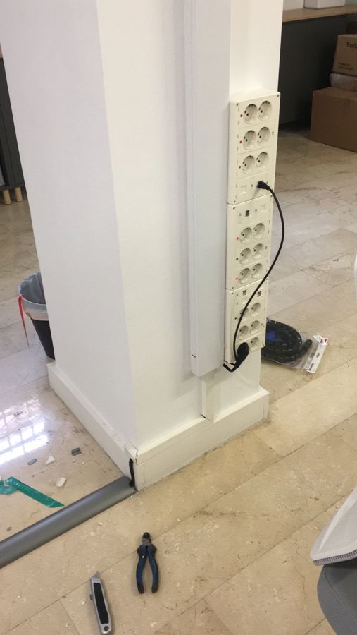 Instalación de oficina.