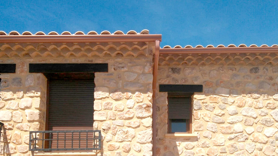 Canalón Cobre Rústico Cuenca 2