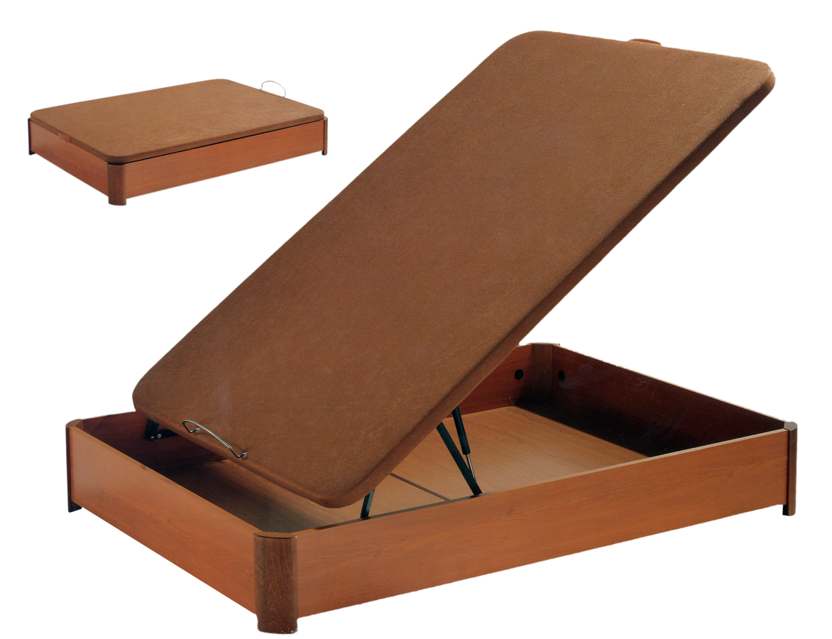 Canapé tapizado de madera