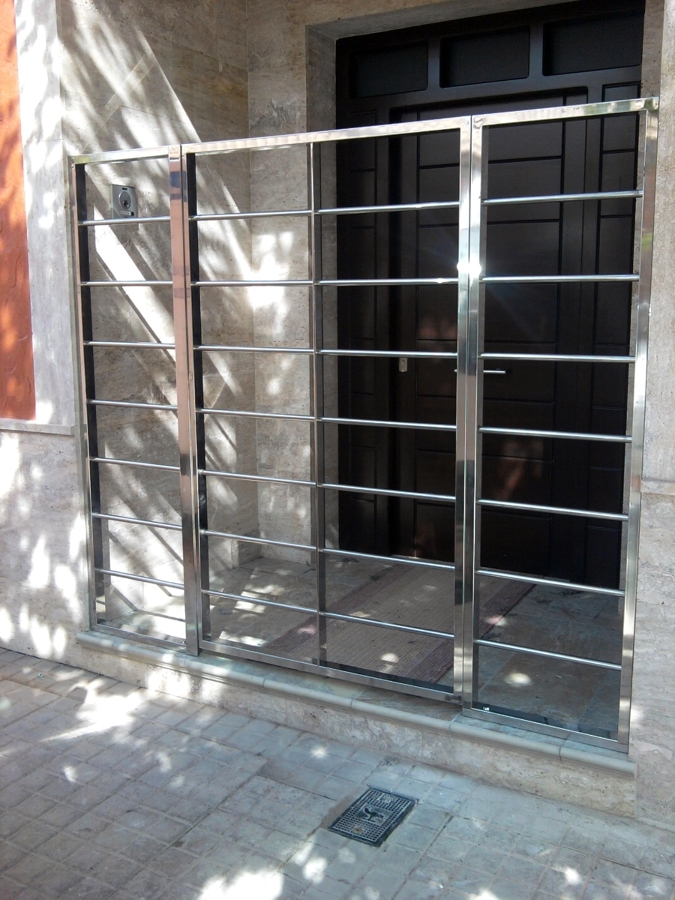 Cancela de acero inoxidable