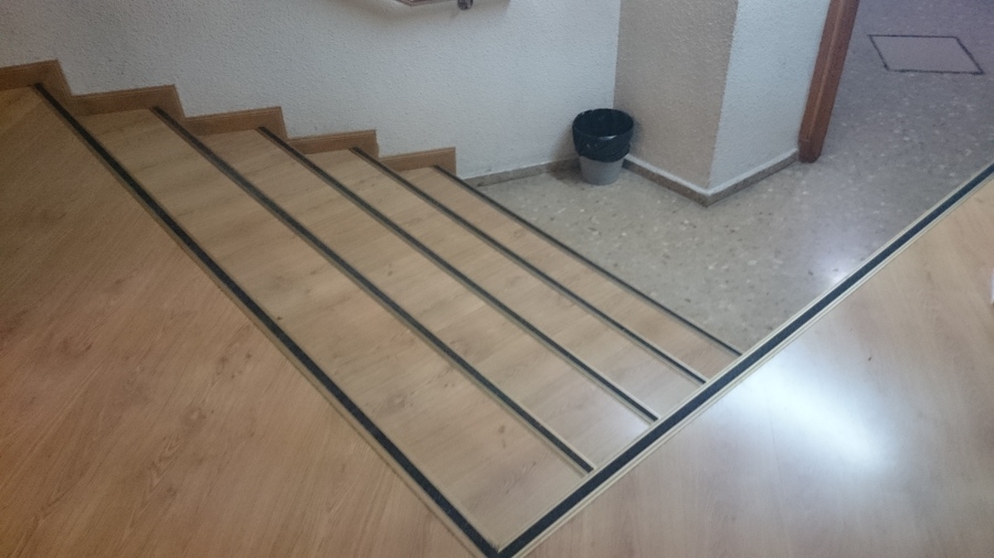 CANTONEADO ESCALONES DALA MULTIUSOS COLEGIO SAN AGUSTIN