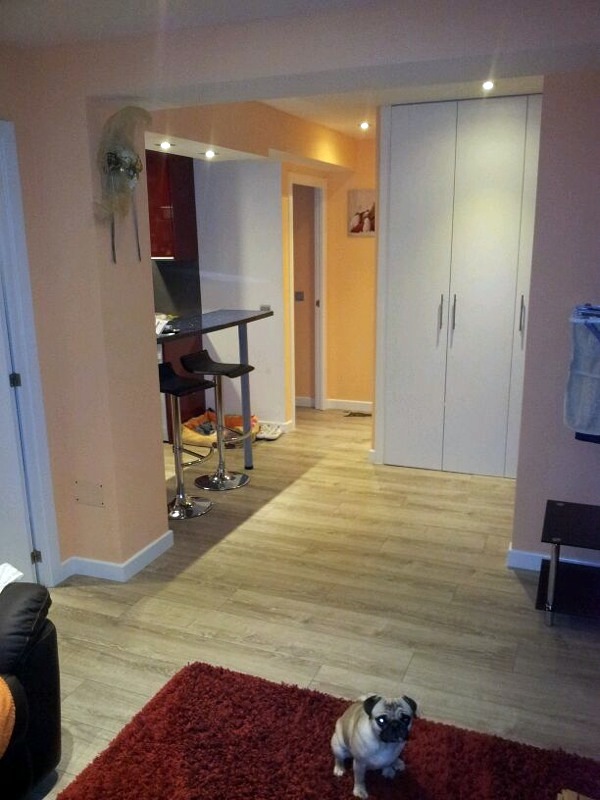 Carpinteria en toda la casa.