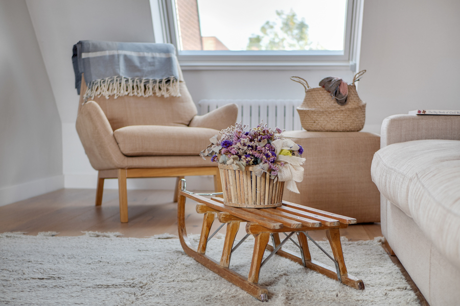 Sillón rinconero para zona de costura