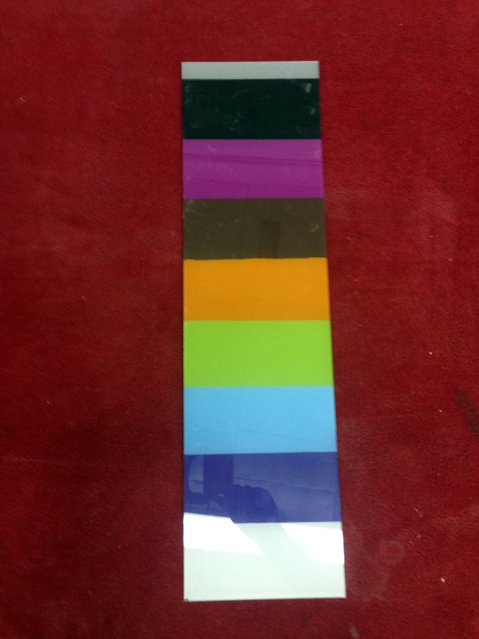 Carta de colores cristales lacados