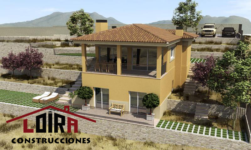 Casa Infografía en pendiente