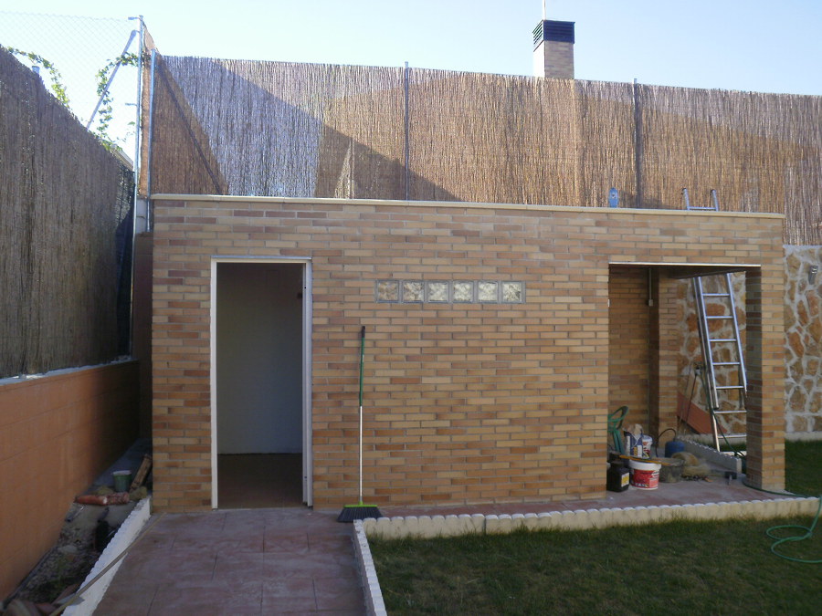 caseta de ladrillo visto