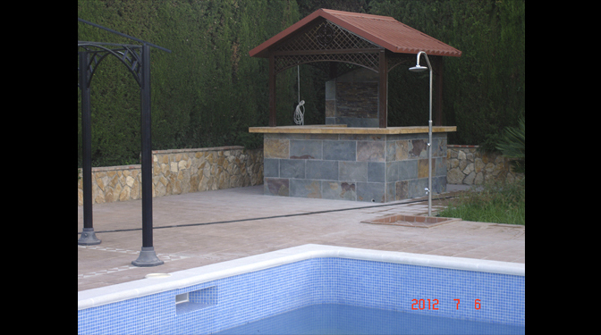 Casita piscina