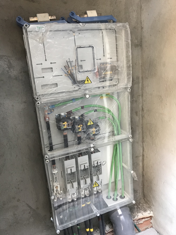 Armario contadores medida indirecta