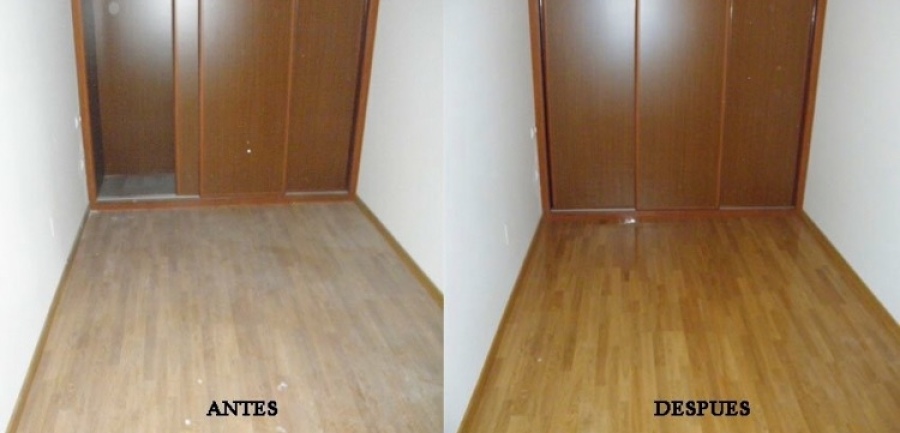 Limpieza suelo después de reforma