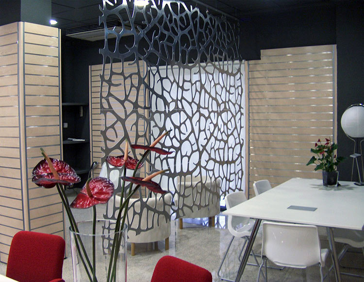 celosías arquitectónicas separaciones ambientales