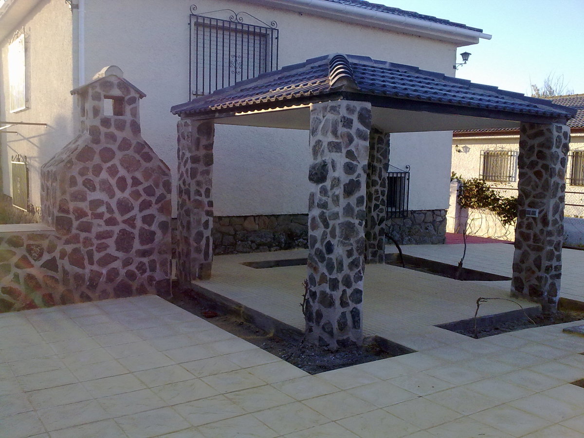 cenador,barbacoa,suelo