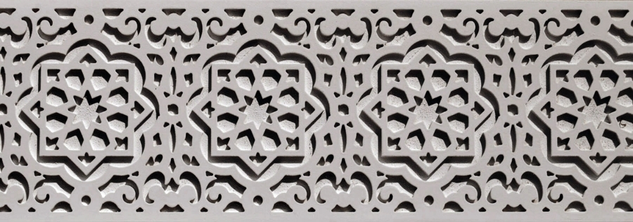 Cenefa decorativa tallada Nazarí