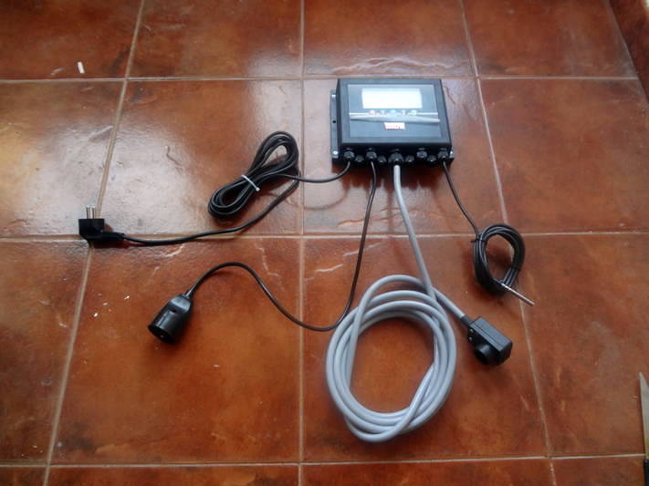 centralita quemador biomasa