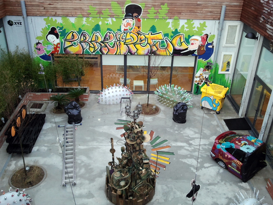 Centro cívico intxaurrondo.Donostia, gipuzkoa.