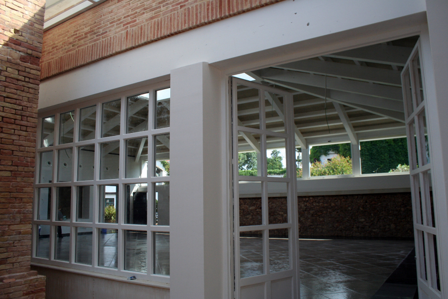 cerramiento acristalado para salón de eventos
