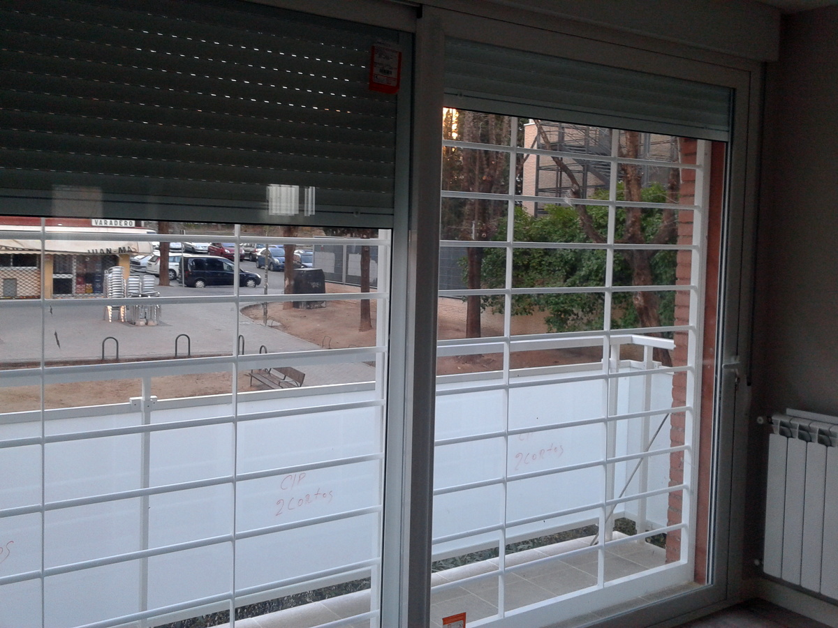 Cerramiento aluminio y reja seguridad