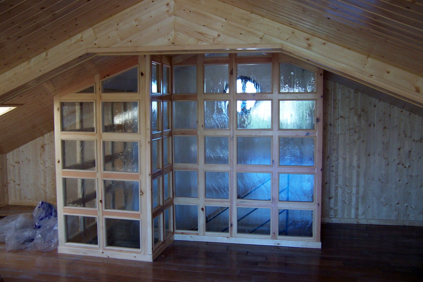 cerramiento bajo cubierta