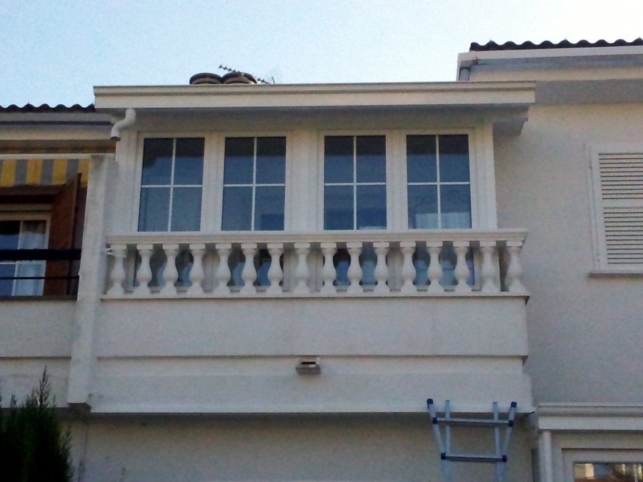 Cerramiento balcón pvc Schüco