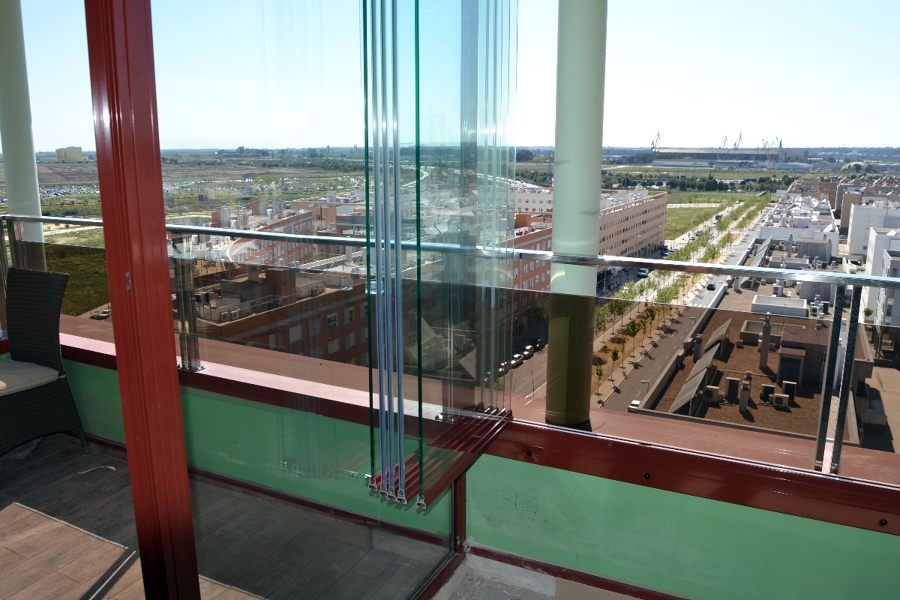 cerramiento de cristal