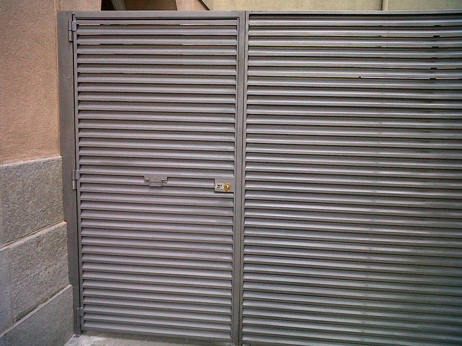 Cerramiento de lamas