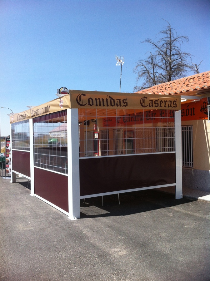 Cerramiento de terraza restaurante