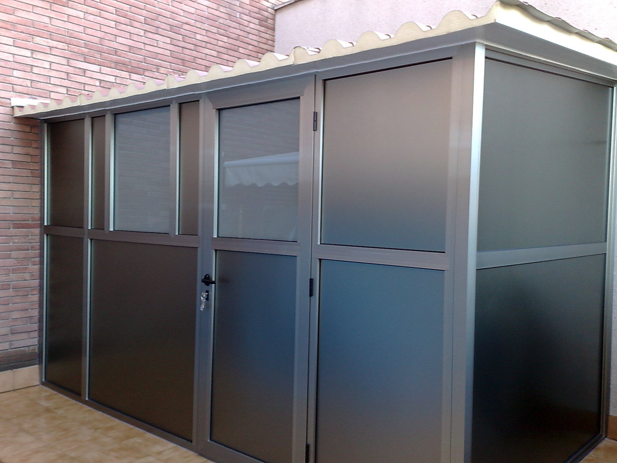 cerramiento en color inox