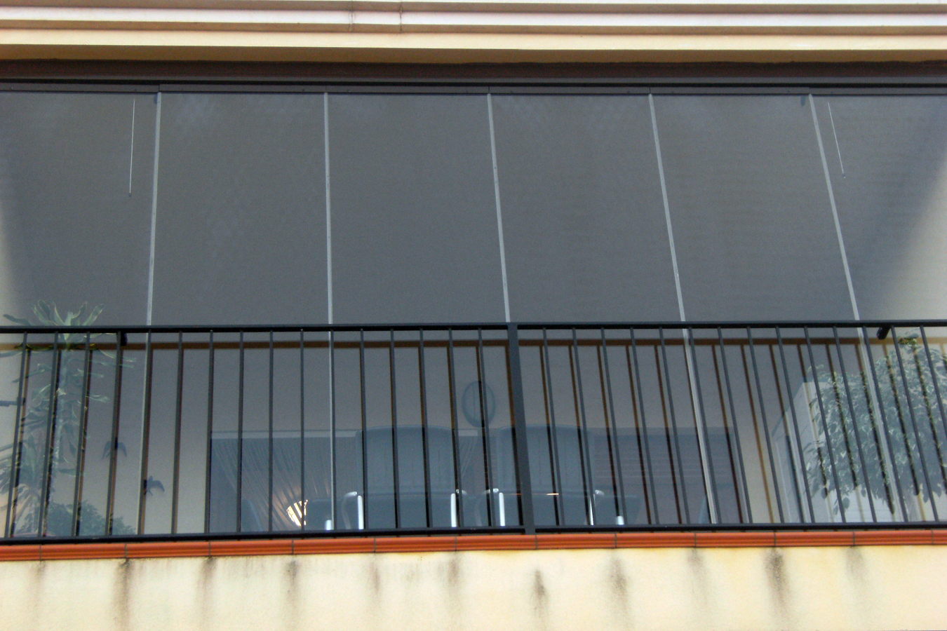 Cerramiento invisible de cristal