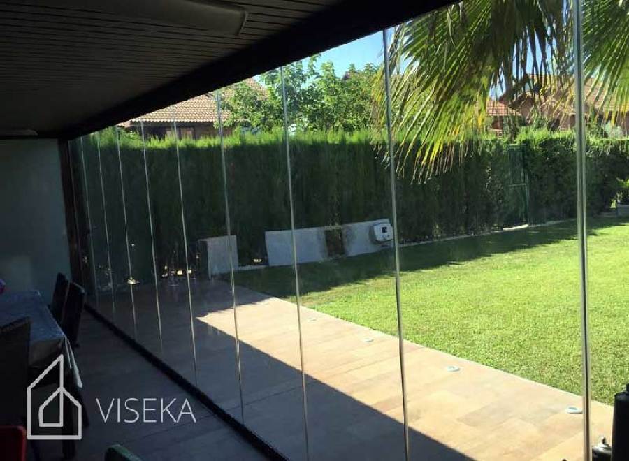 Cortinas de cristal para porche