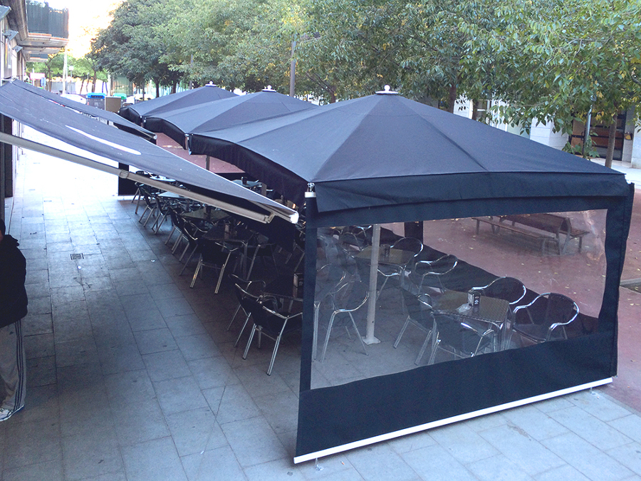 Cerramiento terraza bar