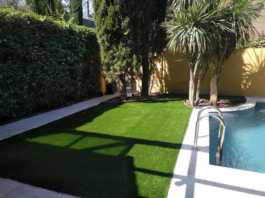 Instalación de 26m2 de césped artificial DIAMANTE PLUS 60mm