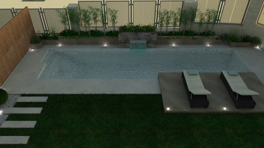 Diseño de jardin 3D