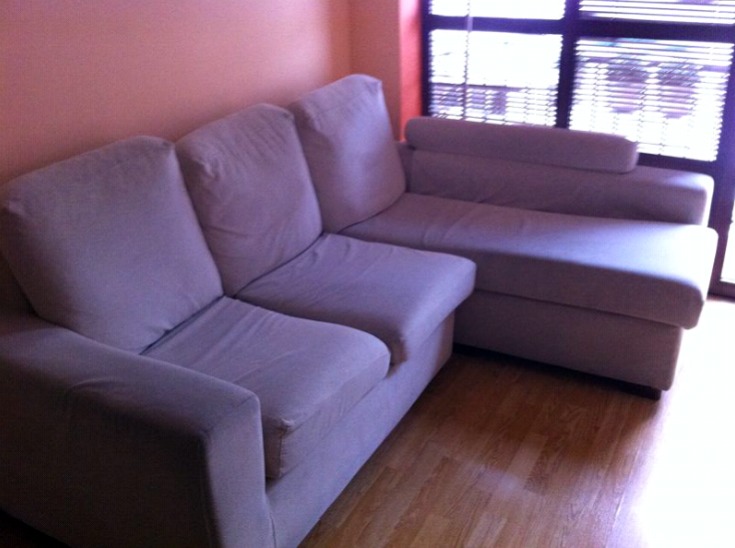 Cheslón antes de su tapizado.