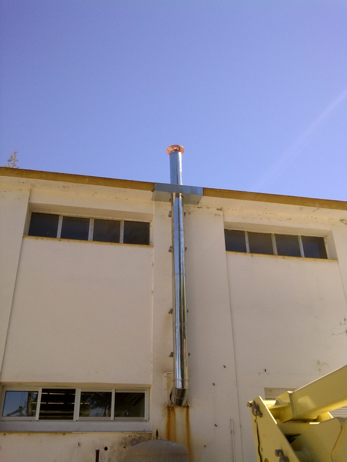 Chimenea Acero
