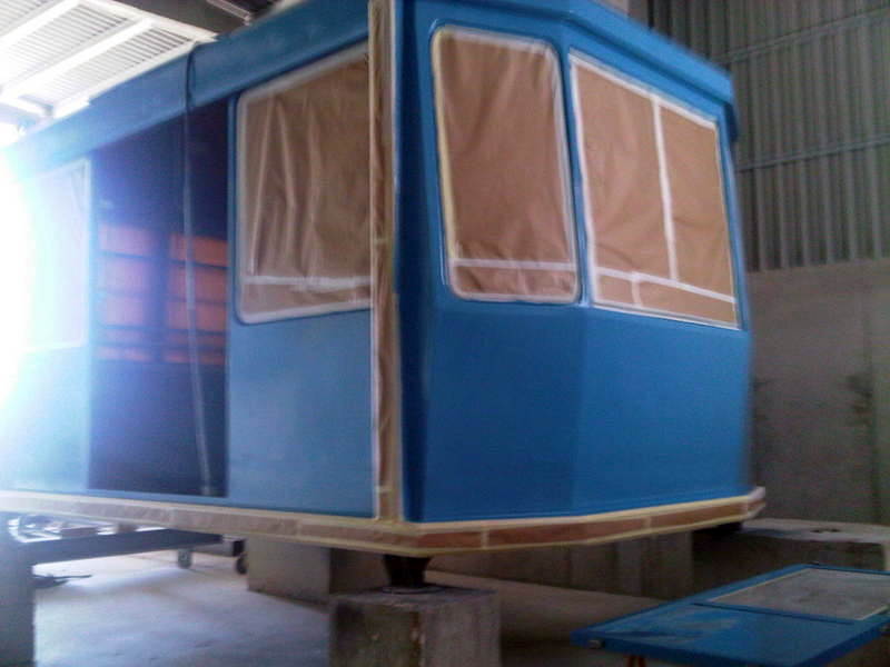 chorreado y pintado fonicular lago estanguento central de endesa  en lleida