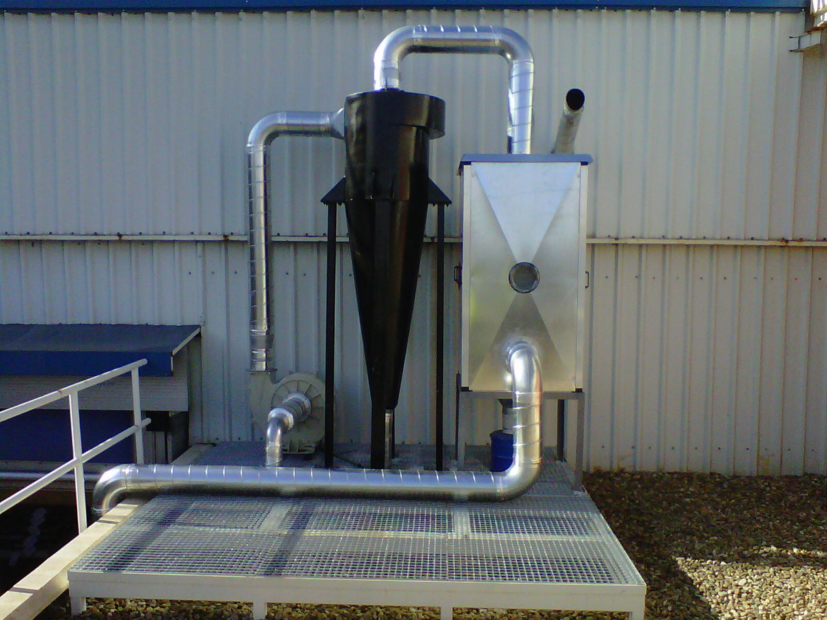 ciclon+filtrado manga