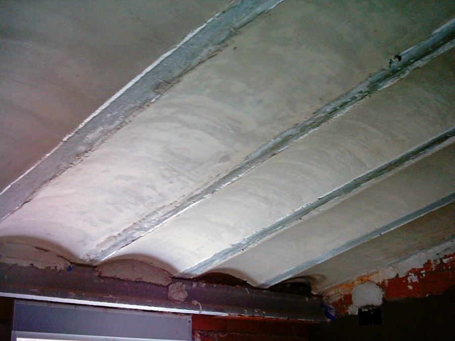 cielo raso nuevo, con bovedillas